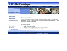 Tablet Screenshot of luxience.com